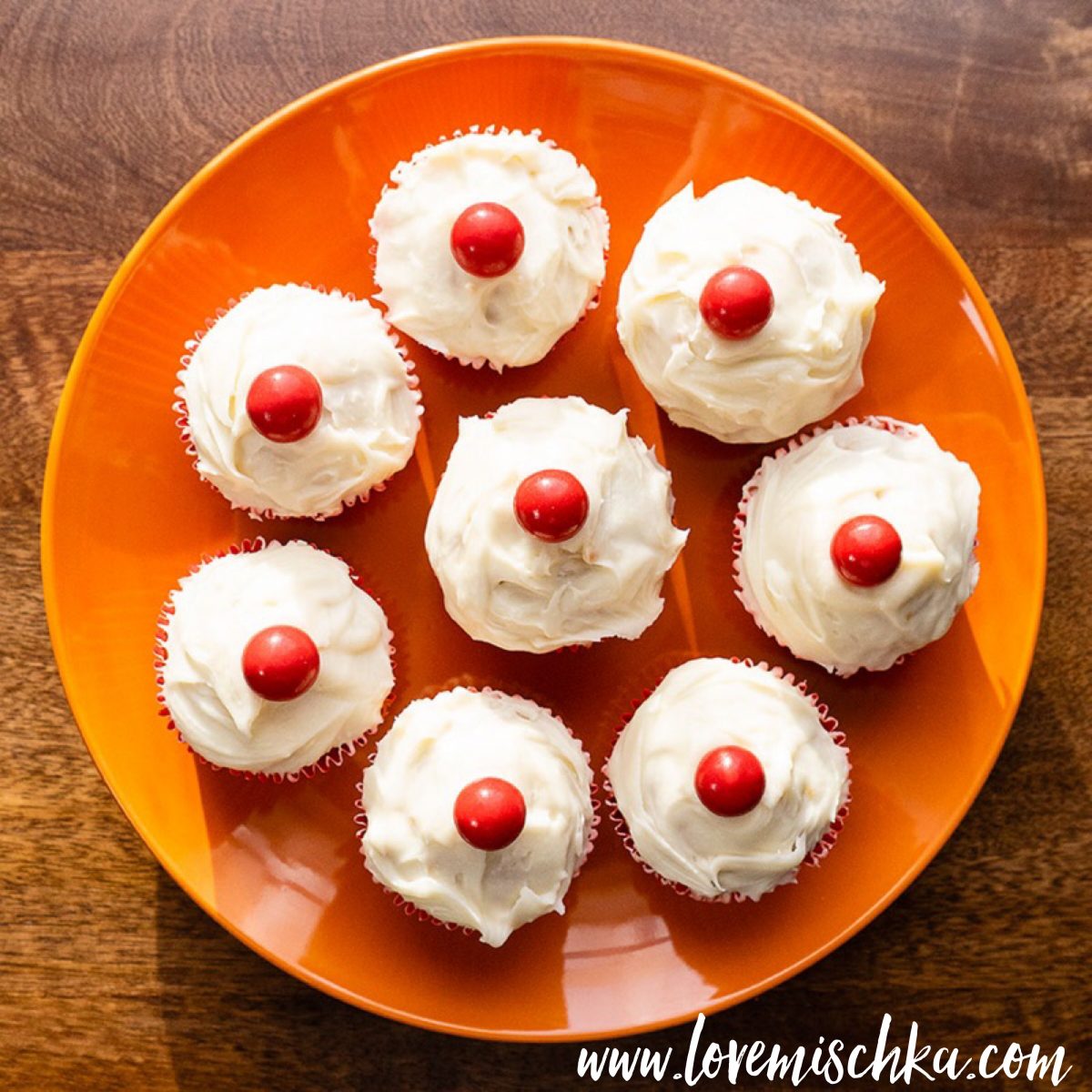 Fireball Poke Cupcakes