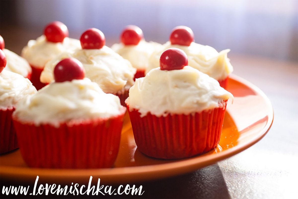 Fireball Poke Cupcakes