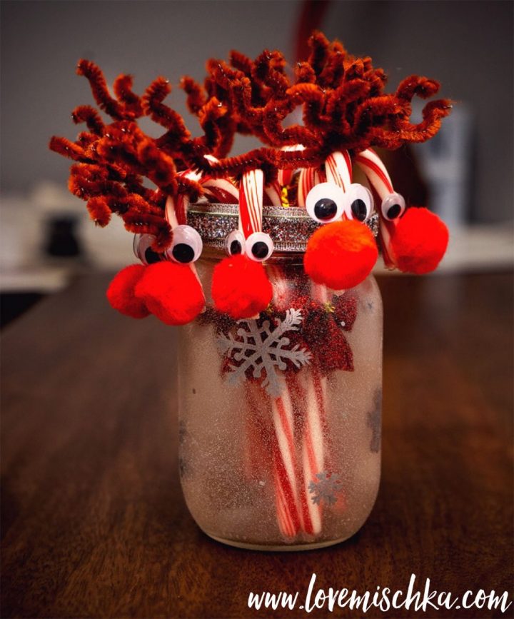 Reindeer Candy Cane Craft