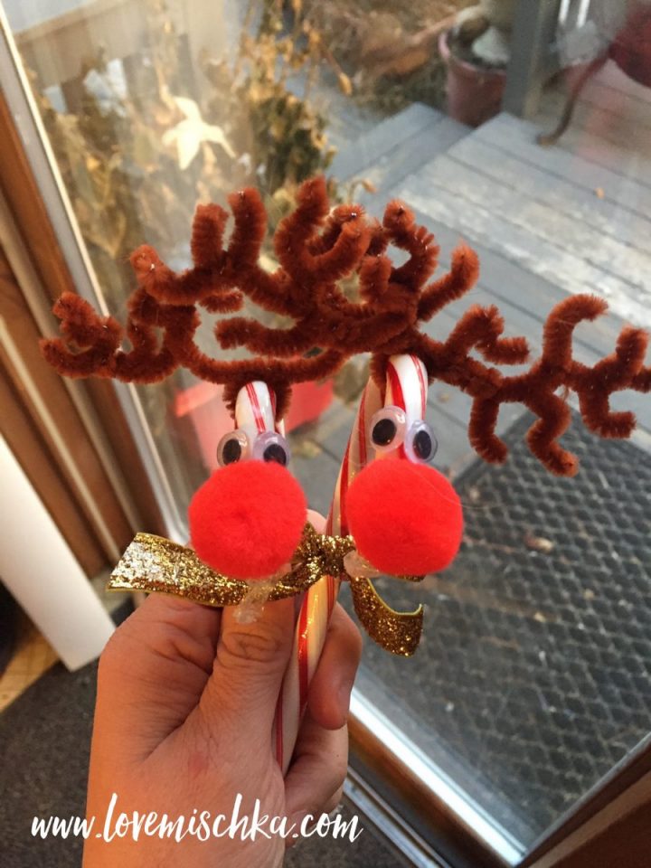 Reindeer Candy Cane Craft