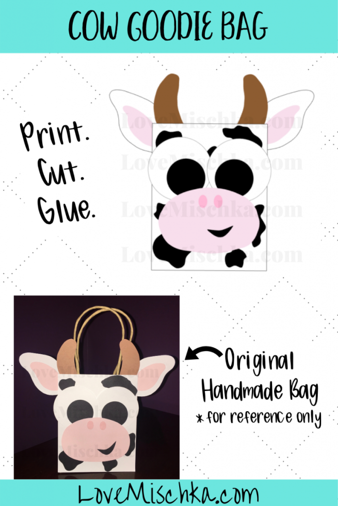 Cow Birthday Party Favor Bags