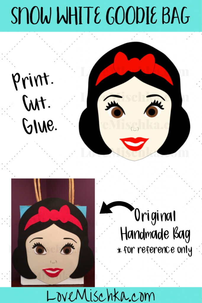 Snow White Party Favor Gift Bags