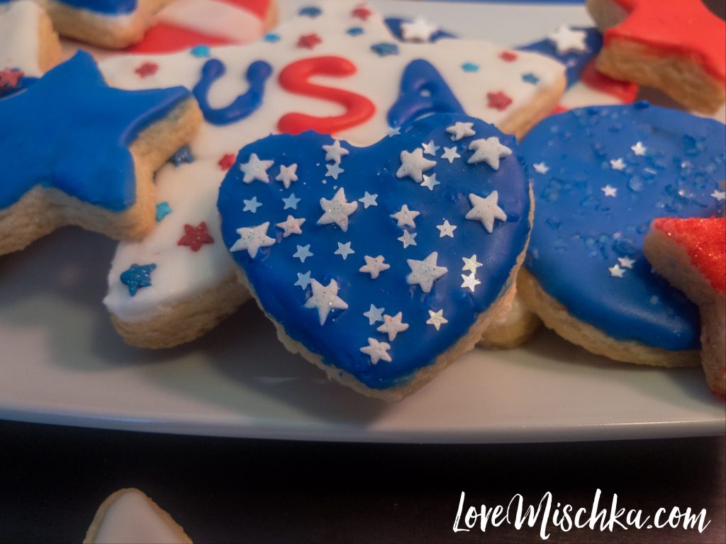 Patriotic Sugar Cookies | 4th of July desserts