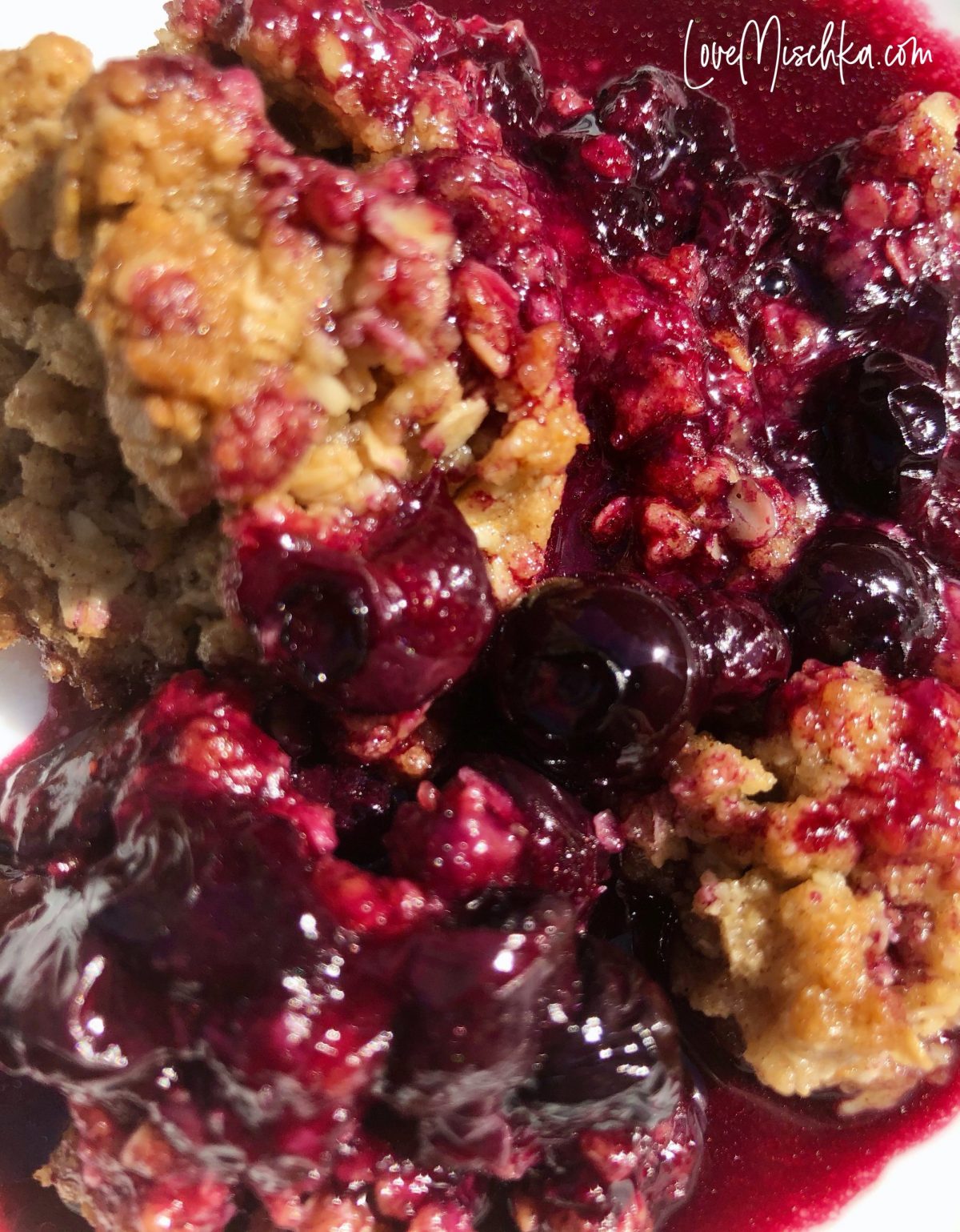 The BEST Blueberry Crisp Recipe