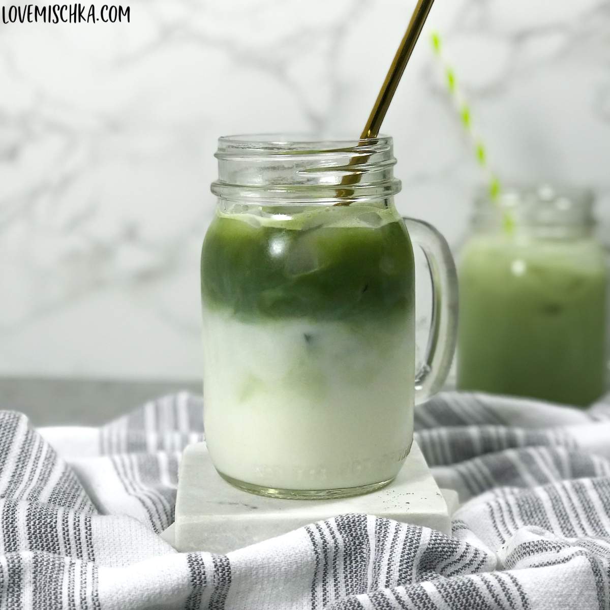 Latte matcha-vanille Recette