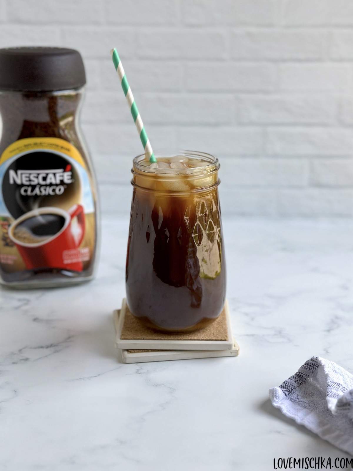 Easy 1 Minute Instant Iced Coffee - Frosting and Fettuccine